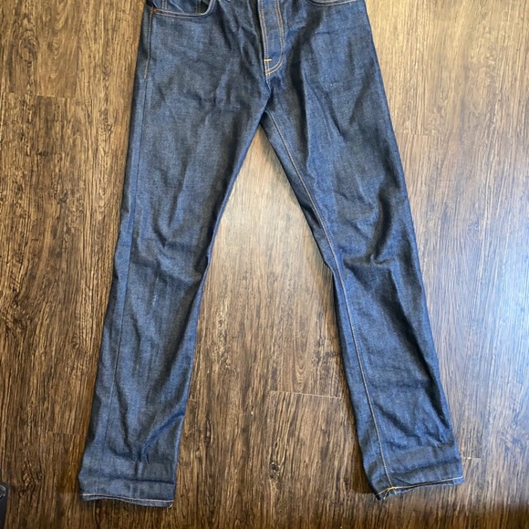 Nudie Jeans Co raw denim jeans. 31W 34L - Picture 3 of 4